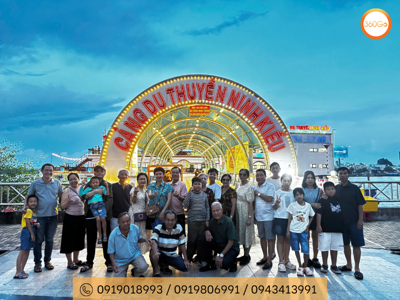 Bến du thuyền Ninh Kiều - Du lịch 360Go 